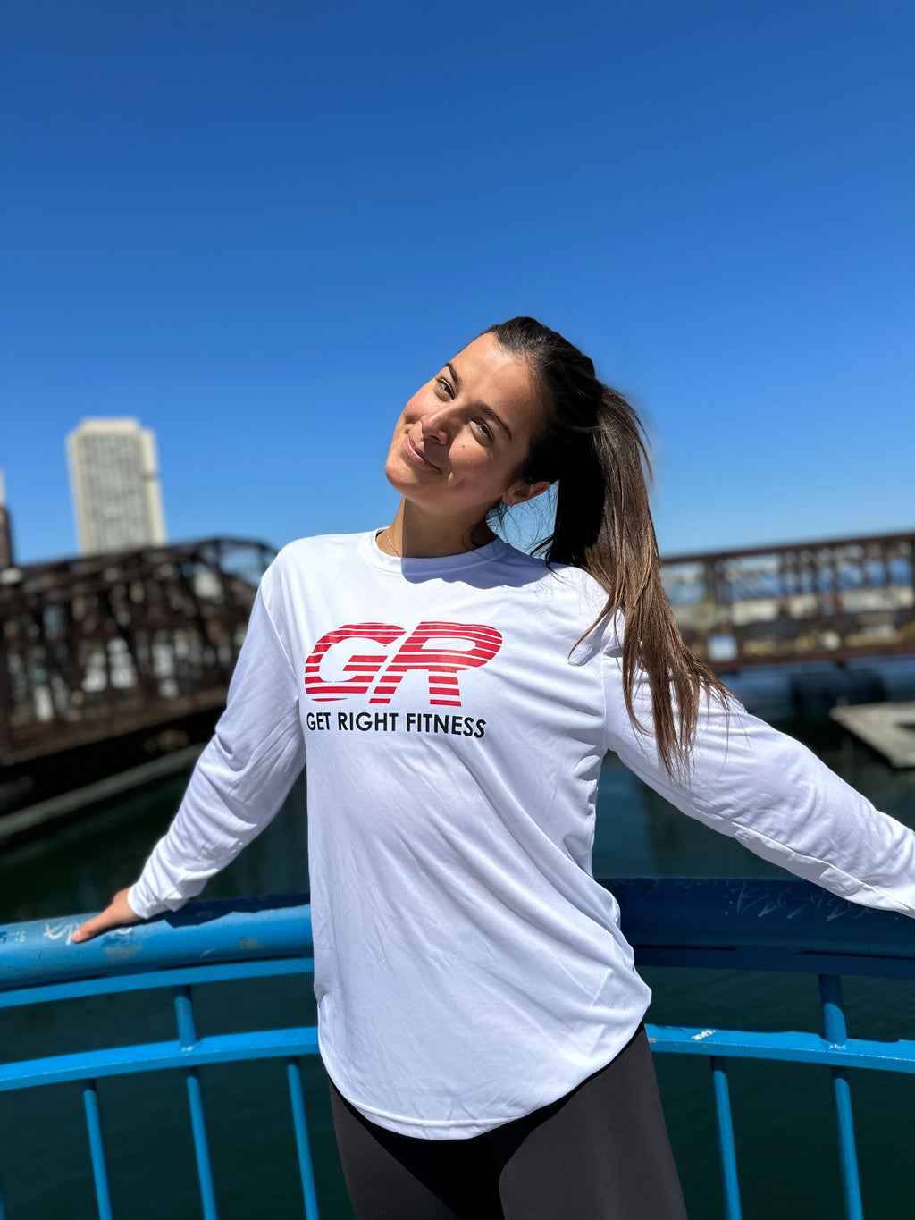 White Long Sleeve Compression