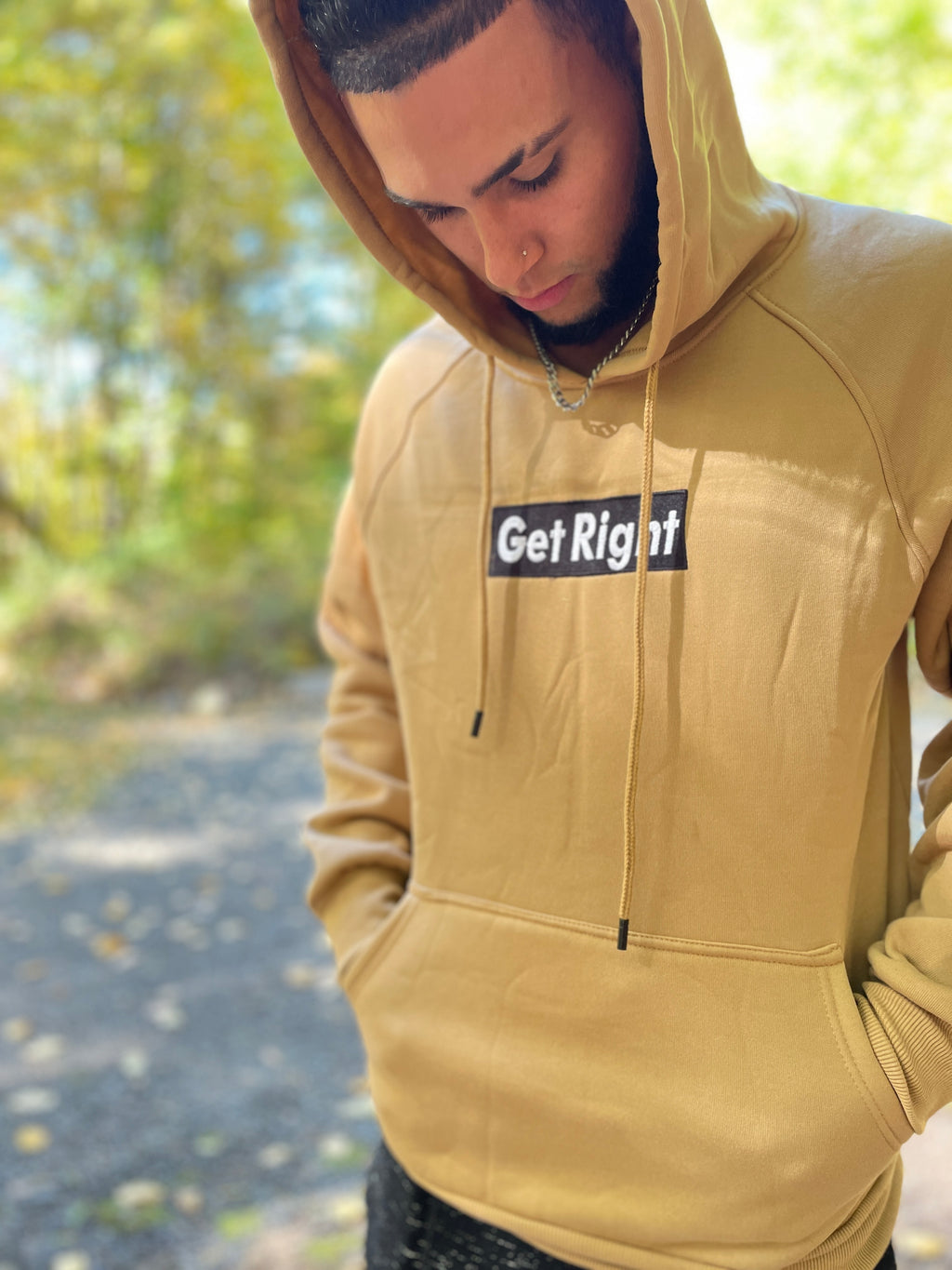 Beige Hoodie