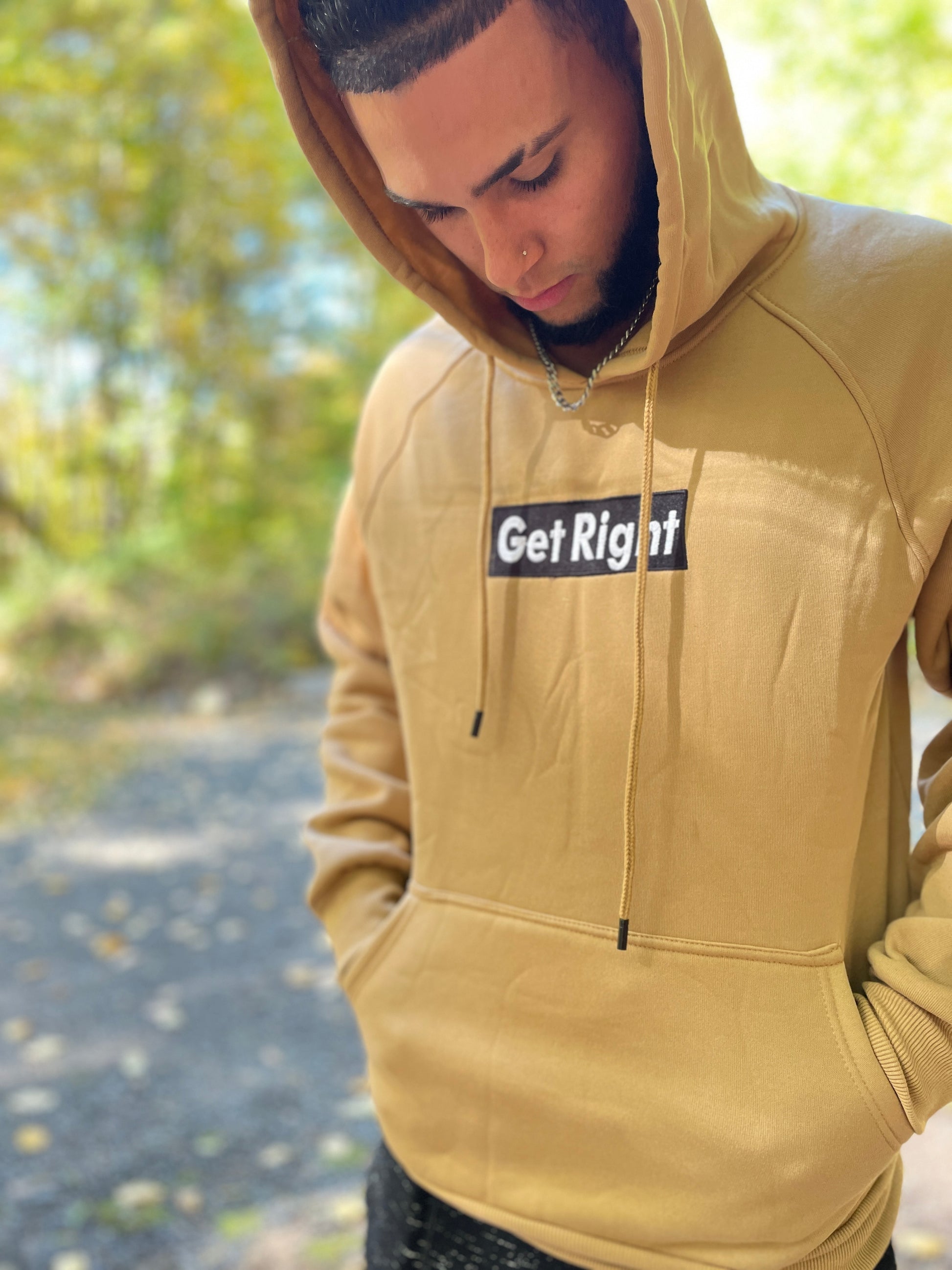 Beige Hoodie